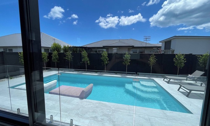 Papamoa Beach House | Modern Beachside Oasis with Private Heated Pool - Pet Friendly!