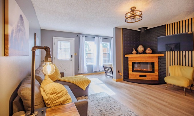 Cloudcroft Condo | Modern condo walking distance to EVERYTHING.