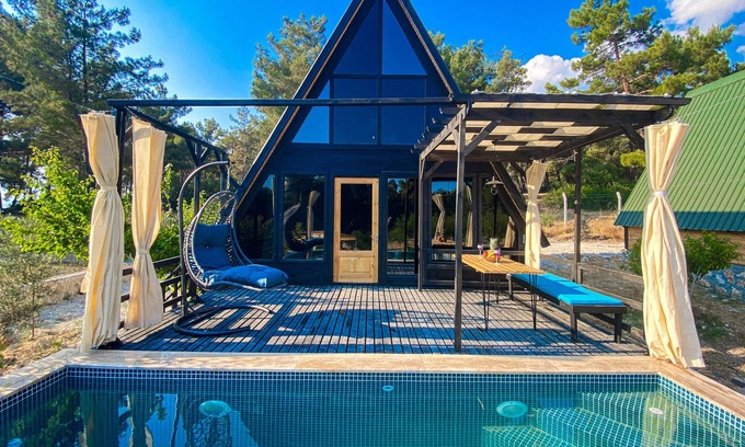Faralya Villa | Modern Designed Bungalow in Kas Palamut - AWZ 182