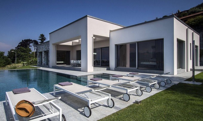Stresa Villa | Modern Designer Villa With Pool And Magnificent Lake Views! - Villa Camilla