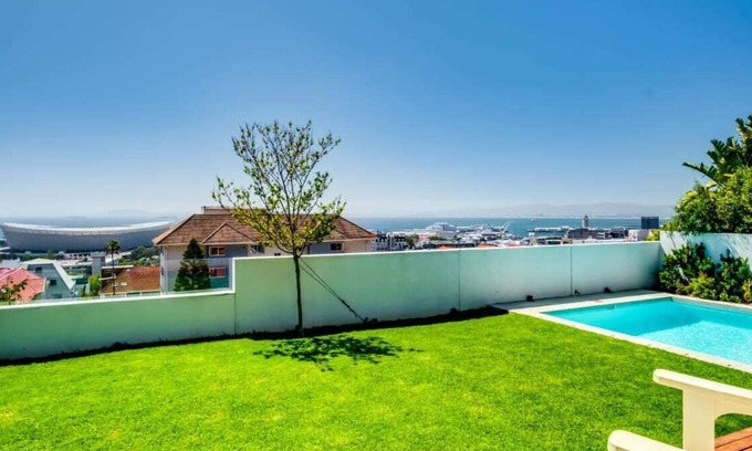 Cape Town Villa | Modern Family Home w Garden, Pool & Stunning Views Bayview House