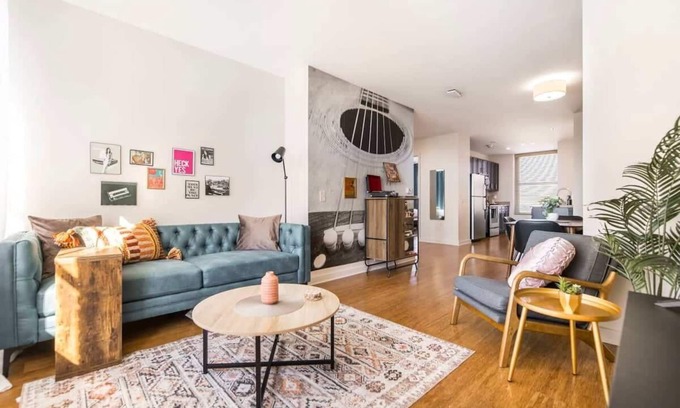 Macon Apartment | Modern Historic Loft | Walkable + Downtown Views