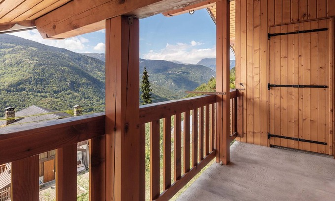 Great Alpine Road House | Modern Holiday Home in Montagny with Balcony