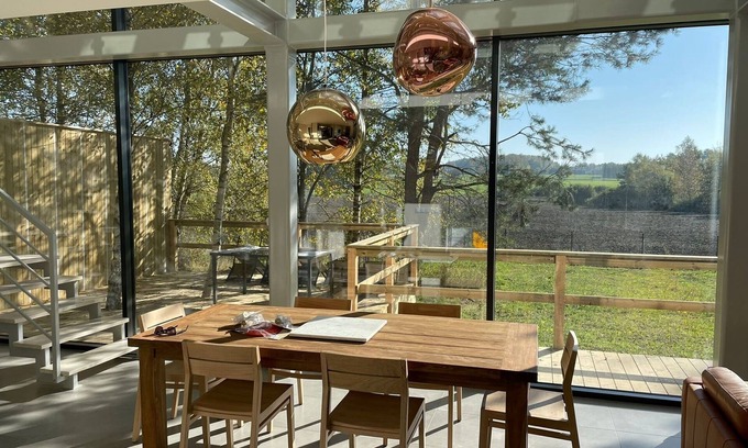 Szemud House | Modern Holiday Home in Kamień with a View and Garden