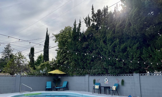 West Sacramento House | Modern Home with Private Pool, Gym/Office