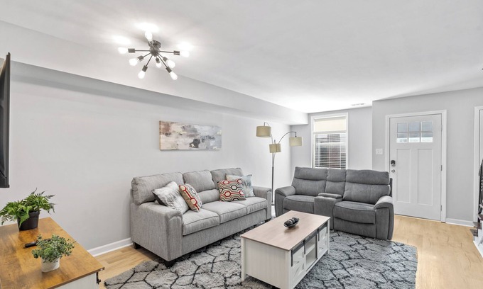 Gastonia Apartment | Modern Townhome w/Balcony Walk to FUSE Stadium