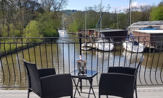 Bowness-on-Windermere Apartment | Modern Waterfront Boathouse With Beautiful Balcony On Windermere Marina
