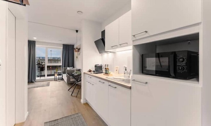 Bahnhofsviertel Apartment | Modernes Apartment am Gleispark