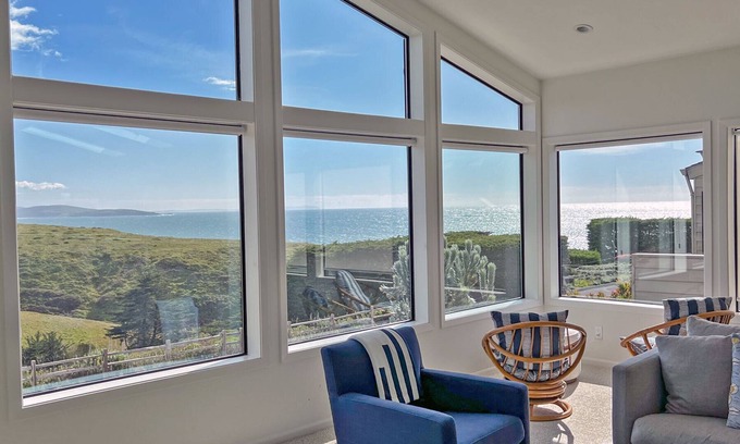 Bodega Bay House | Moonrise Kingdom - Light warm home, spanning views to the south & Tomales Pt.