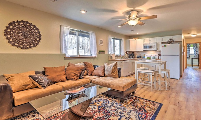 Mosinee House | Mosinee Escape w/Fire Pit - 1 Mi to River!