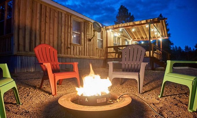 Lewis Cabin | MOUNTAIN BIKE, SIDE BY SIDE OR BRING YOUR HORSE RIDE RIGHT ON TO NATIONAL FOREST