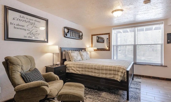 Black Hawk House | Mountain guest suite - Creekside sauna, patio, & fire pit. Casinos nearby!