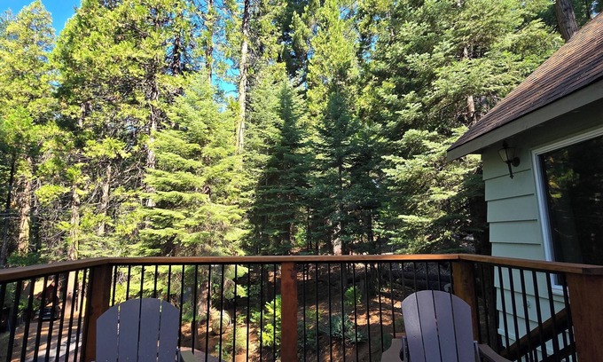 Dorrington Cabin | Mountain Home Get Away. Pet friendly in the Dorrington area of Arnold CA.