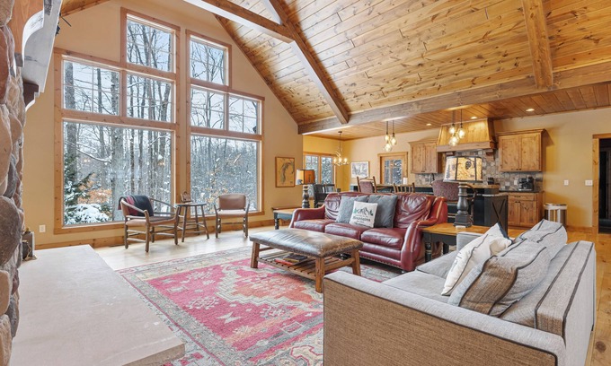 Boyne City House | Mountain Pass Lodge, Ski In/Ski Out, Sleeps 18, Hot Tub