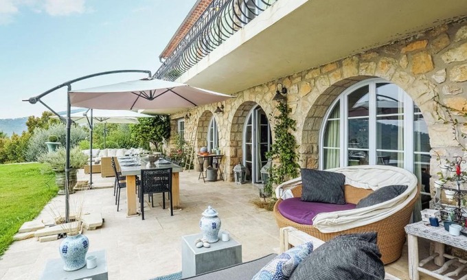Grasse Villa | Mountain Villa with Panoramic Sea Views and Pool in Grasse