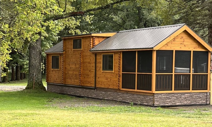French Creek Cabin | Mourning Dove, a luxurious Lancaster cabin in French, NY.