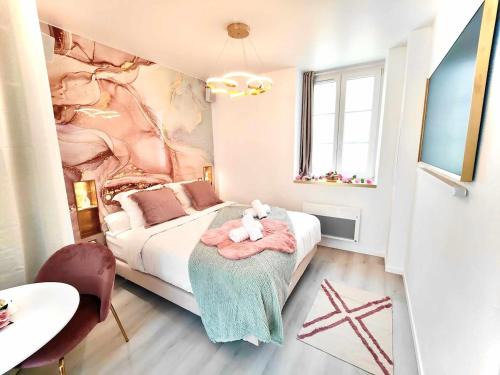 Cancale Apartment | MRODBNB - Escapade Romantique - Appart Neuf- 25m Plage & Resto - Ciné - Popcorn - Ciel de Pluie XXL