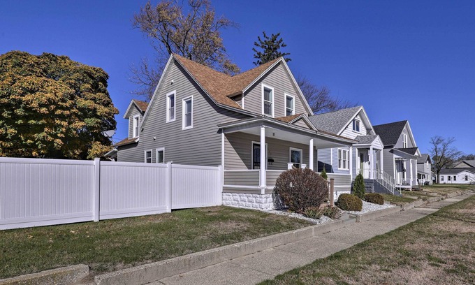 Nelson House | Muskegon Getaway w/Fire Pit, Patio < 1 Mi to Lake