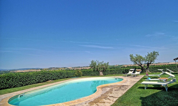 Paciano Villa | My Rental Homes - Casale dei Frati with large private garden and private pool