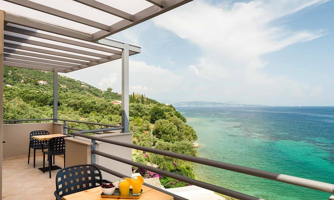 Barbati Villa | My Rental Homes - Villa Eftychia just a few steps from the beach of Glyfa.