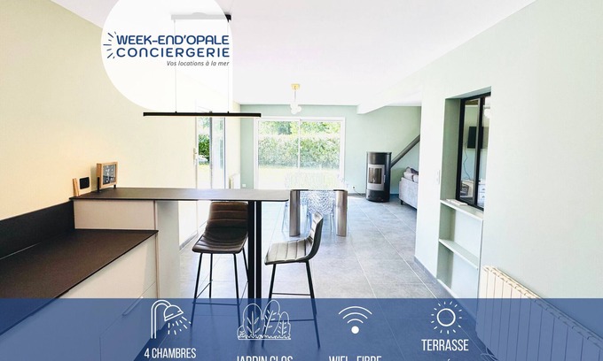 Stella-Plage Villa | Nature & relaxation villa with garden in the heart of Stella-Plage