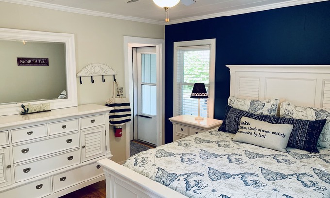 Saugatuck Condo | NAUTI NESTING at ♥️ of DOWNTOWN with WATERFRONT SEASONAL POOL & HOT TUB ACCESS😎