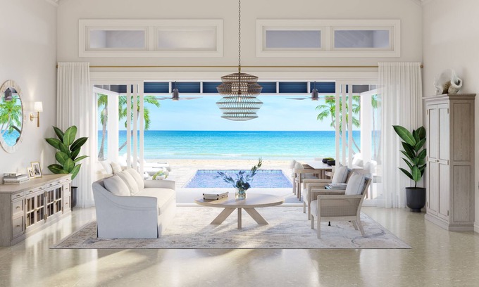 Great Exuma Villa | NEW 5 Bedroom Villa, BluWakes #2, PVT Beach, Pool, Family, Kayaks, Paddle boards