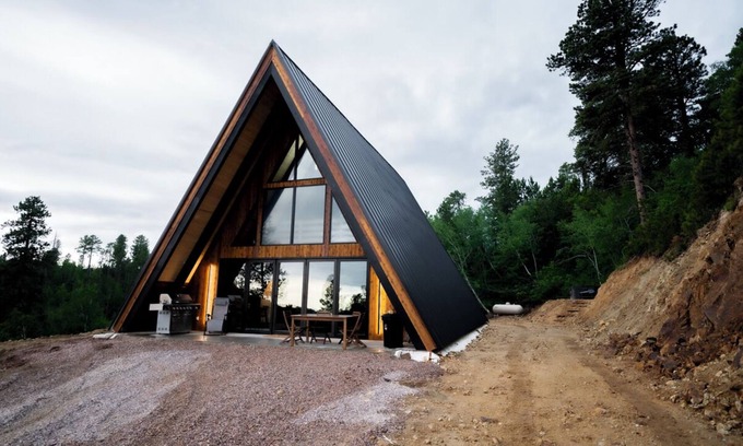 Deadwood Cabin | NEW Black Hills Modern A-Frame Cabin