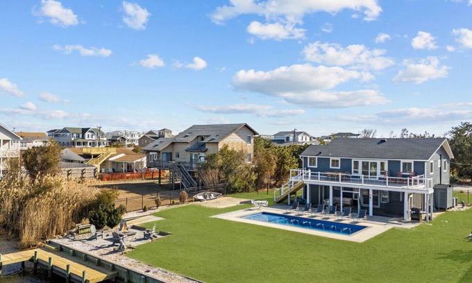 Sandbridge House | NEW! Boat Ramp, Pool, Hot Tub