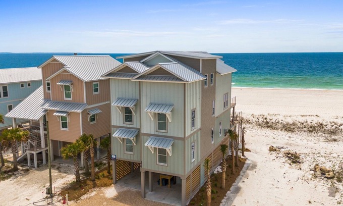 Mexico Beach House | New Construction, Beachfront Views, Multiple Living Areas, Pet-Friendly