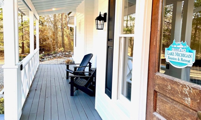 Union Pier Cabin | "New" Lake Michigan R & R Recently Completed Major Rehab