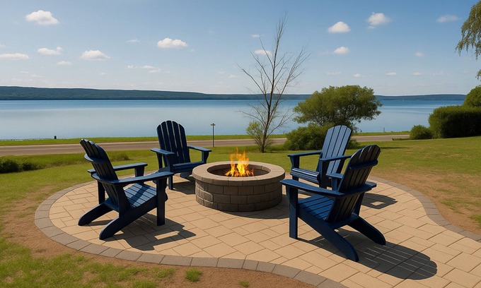 Lake Township Cottage | New Listing! Modern Luxury New Build Cottage on Crystal Lake