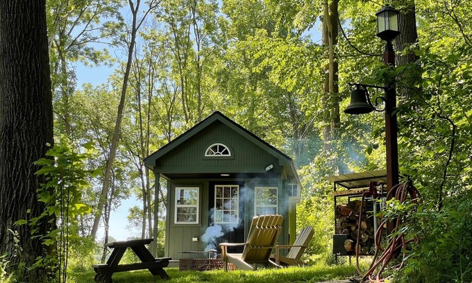 Nottingham Cabin | NEW LISTING- Picturesque wooded property with unique TINY HOUSE--lovely getaway!