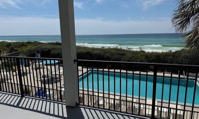 Dune Allen Beach Condo | New Listing Specials - Palms of Dune Allen 207! Stunning 3 Bed Gulf Front!
