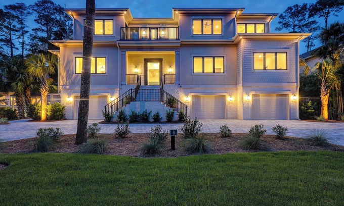 Palmetto Dunes House | New luxury second row from ocean10 bedroom beach home in Palmetto Dunes
