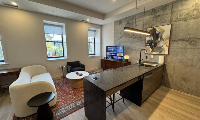 Downtown Halifax Apartment | NEW Mid-Century Modern 2B/1B
