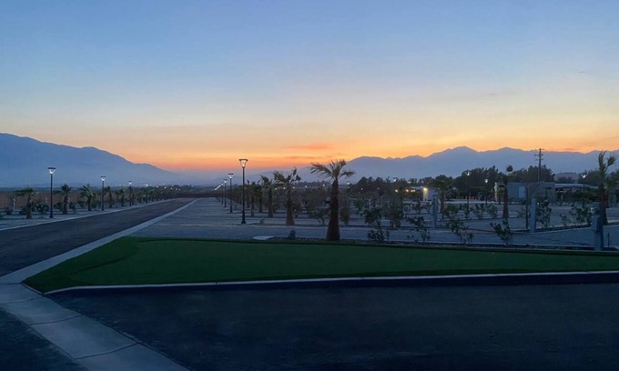 Desert Hot Springs RV Rental | New Modern RV Resort with Mountain Views Site 67