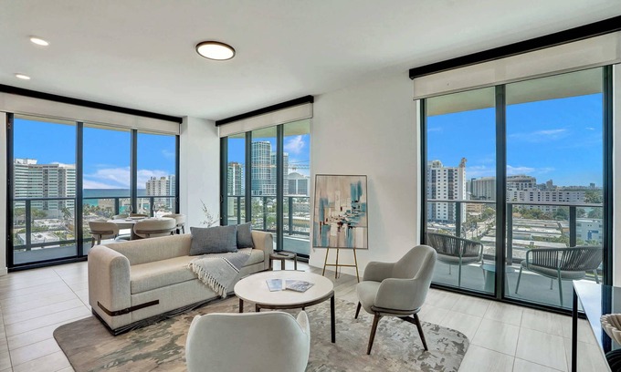 North Beach Condo | NEW Oceanview 2BR/2BA Retreat in Miami Beach