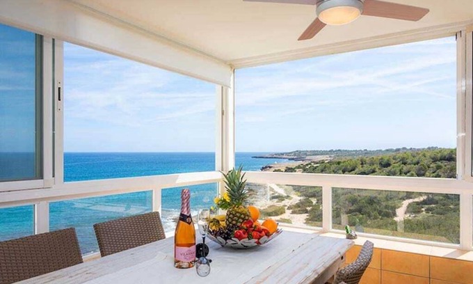 Sant Llorenc des Cardassar Apartment | New! On the BEACH plus POOL! Breathtaking view!