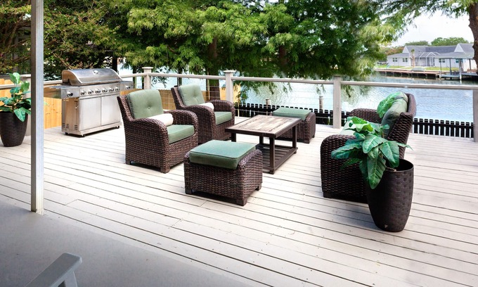 Slidell House | New Orleans Area Beautiful Waterfront Home 4BR with Private Boat Dock