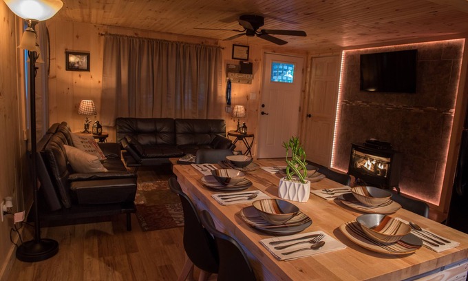 Albrightsville House | New Pocono Mountain Cabin & NEW 7 Person Hot tub & Playground new Gaming system!