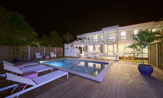 Governor's Harbour House | NEW RENTAL! Elegant Hilltop Manor Home with Private Pool & Generator
