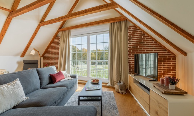 Bergen Apartment | New vacation apartment on a heath farm in Bleckmar
