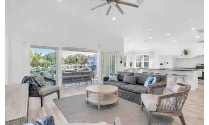 Crystal Beach House | New! Waterfront luxury Home. Whole house. Elevator!