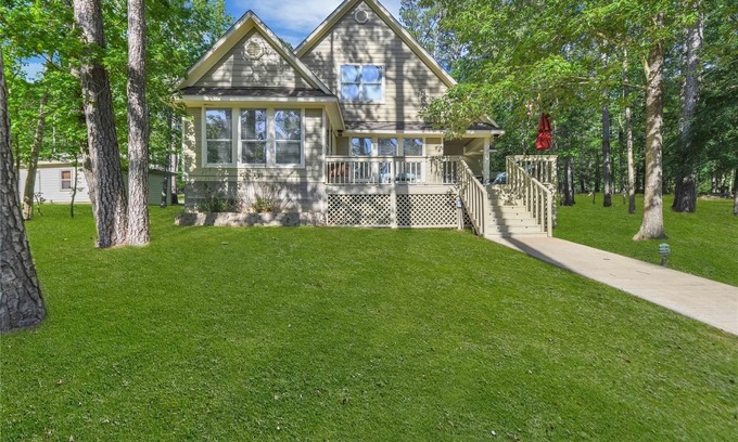 Coldspring House | NEW! Wooded Lake Retreat (3-Bedroom Home) - Pets Allowed