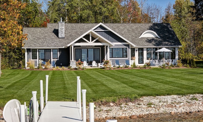 Indian River House | Newly built and beautifully updated home on Burt Lake!!!
