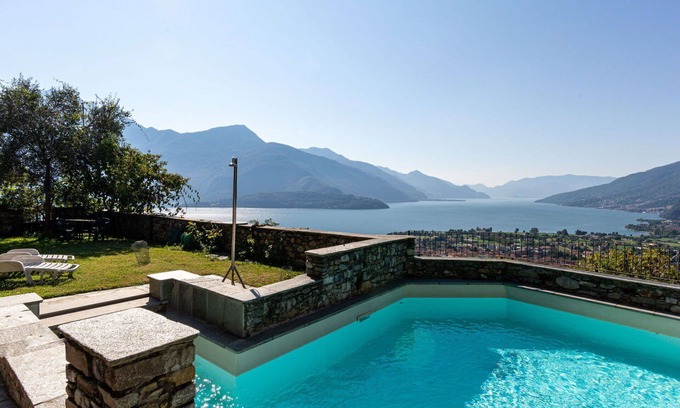 Consiglio di Rumo Apartment | Nice apartment for 2 guests with pool, WIFI, TV and patio