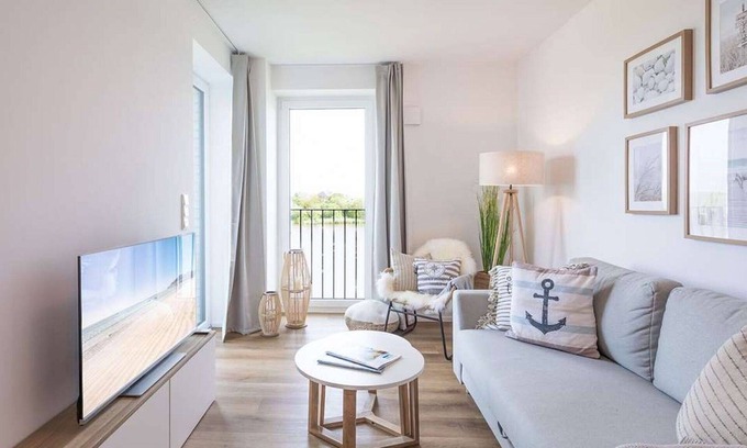 Norderhafen Apartment | Nice apartment for 3 people with WIFI, TV and balcony