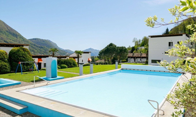 Capriasca Apartment | Nice apartment for 6 guests with pool, WIFI, TV, patio and panoramic view
