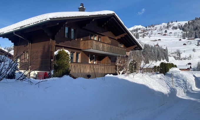 Lenk Apartment | Nice apartment for 8 guests with WIFI and balcony